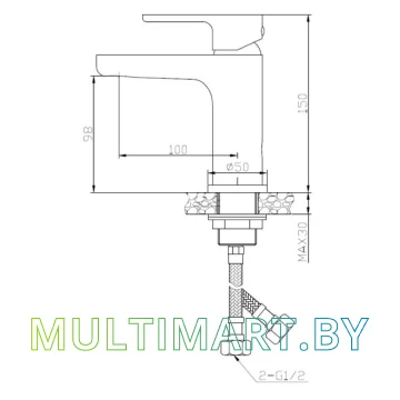 Смеситель AV Engineering AVWAT1-A294 картинка 2